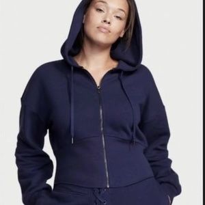 Navy Blue Victoria’s Secret Sweatshirt and Sweatpants XL